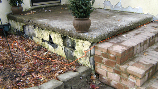 Concrete Resurfacing for Old Porch